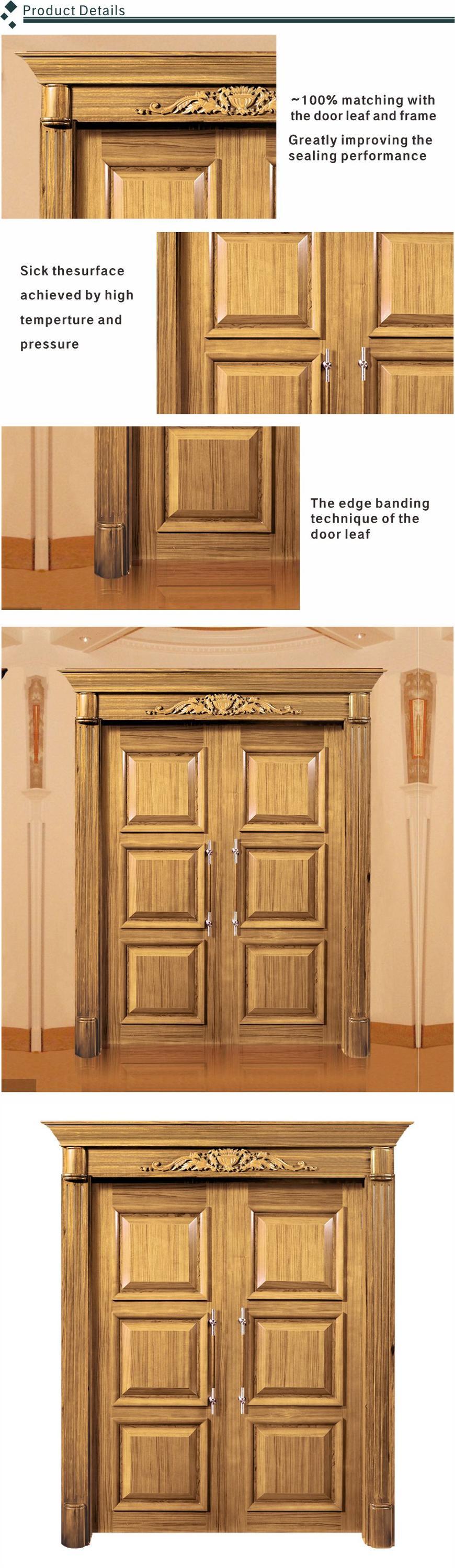 China suppliers latest design teak wood main doors for sale