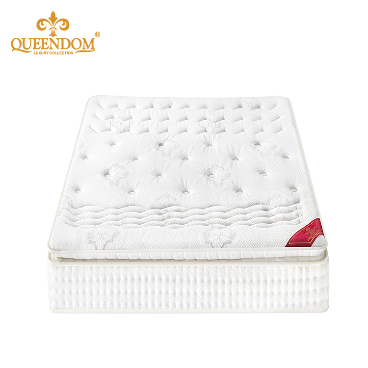 Good quality fragrance dual layer box spring hotel bed mattress