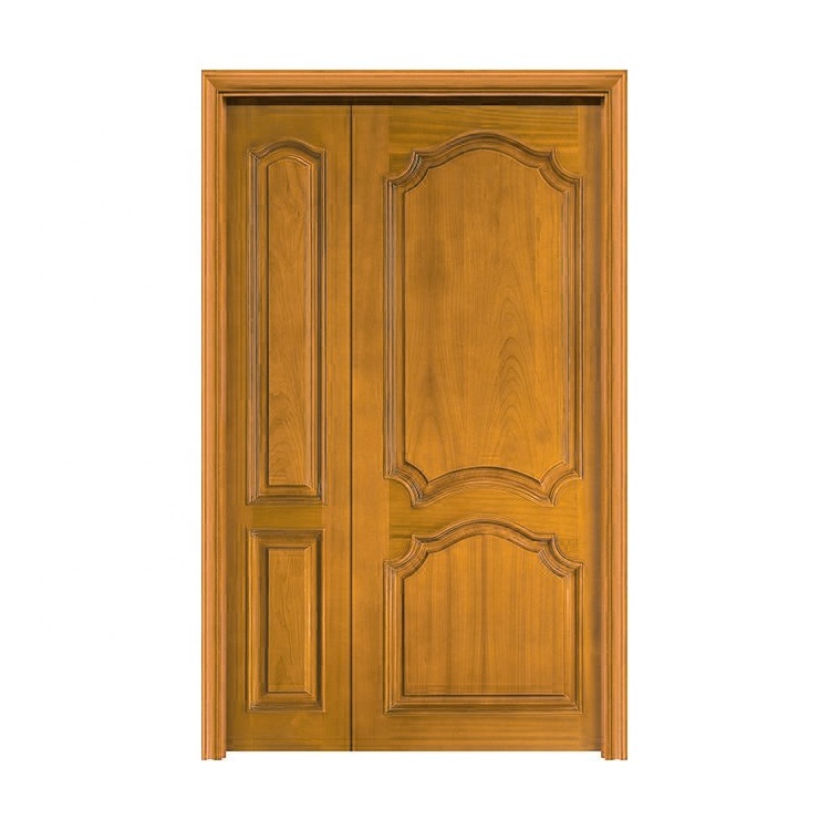 Guangdong guangzhou factory price picture outside big small double wood doors designs furniture