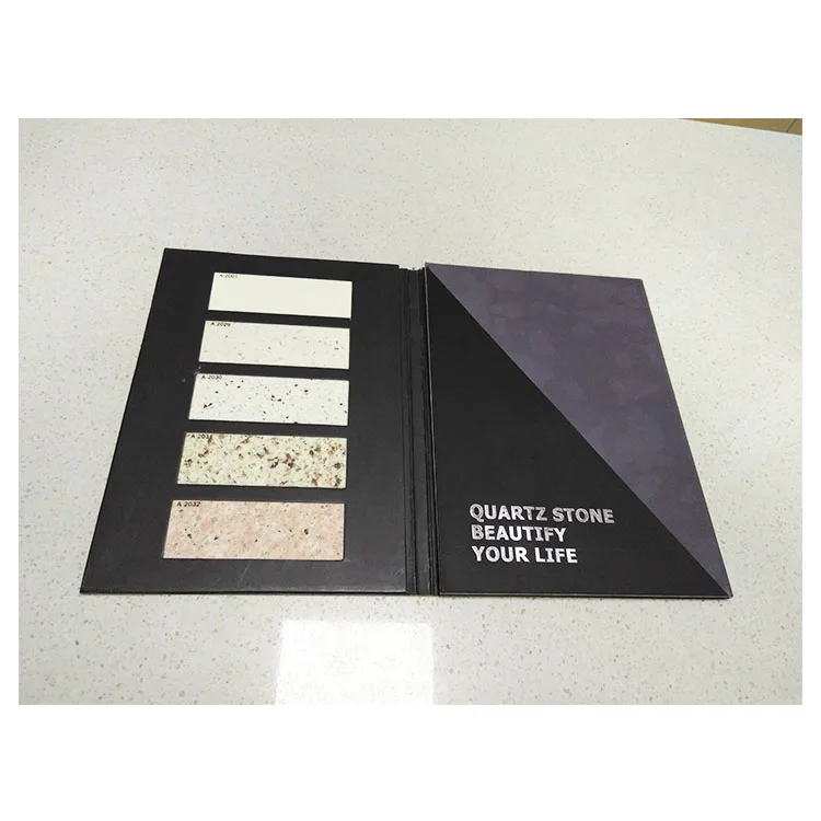 PY008-3 stone sample book tile sample book sample folder for stone