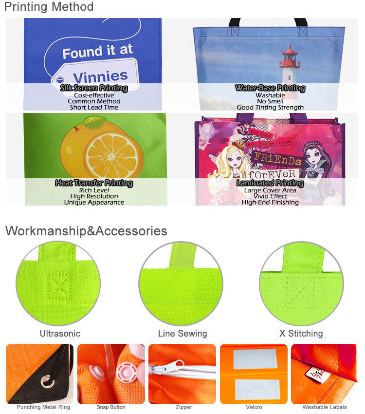 Recyclable Custom Small Non Woven Drawstring Bag With Logo