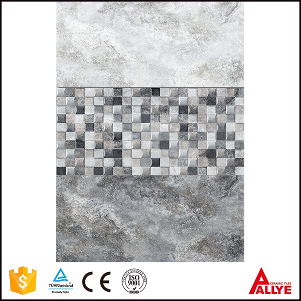 China 30*60 white living room wall tiles, leaf design matt finish ceramic high quality wall tiles