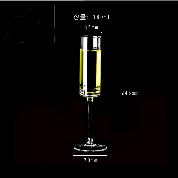 Crystal Champagne Glass 270ML Wedding Elegant Champagne Glasses Flutes