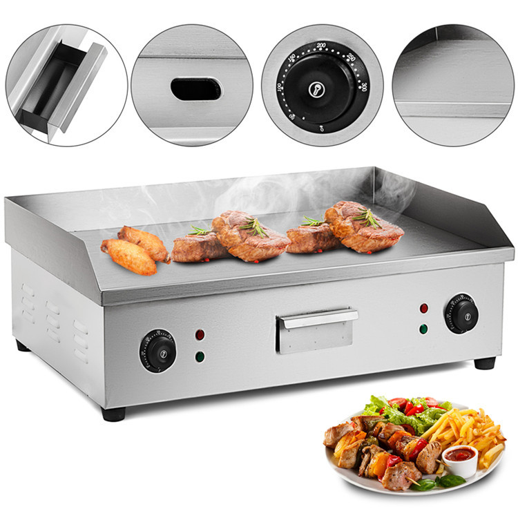 Flat top griddle, bbq grill griddle, electric griddle Stainless Steel