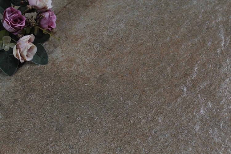 European Industrial Style Matte Finish Non-Slip Natural Stone Look Ceramic Tile
