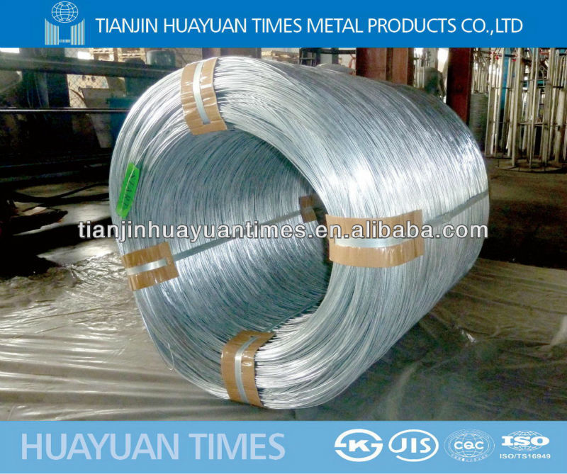 ASTM B 498 hot dipped galvanized steel wire for acsr conductor from factory