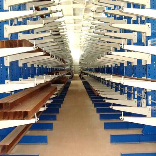 Pvc Pipe Cantilever Storage Racks 1500mm Depth Warehouse Storage Shelving 0