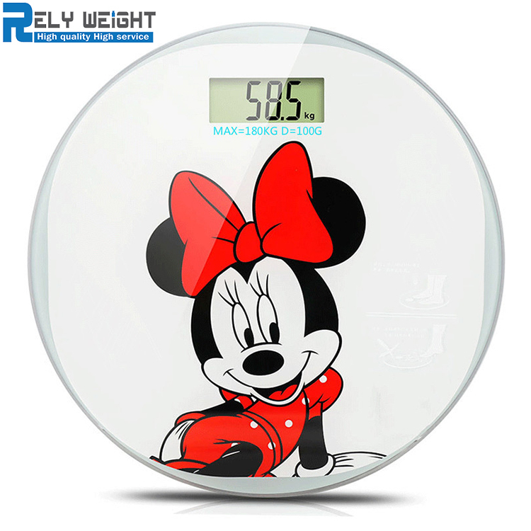 Digital round bathroom body scale manufacturer body scales weighing scales