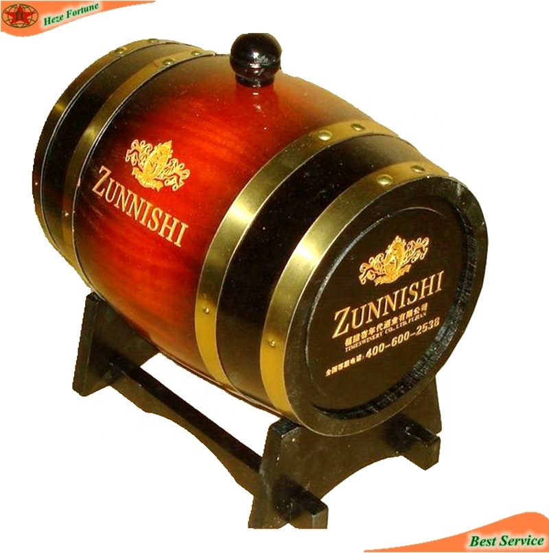 Custom 5L/10L Whiskey Beer Wine Oak/Pine Wooden Barrel
