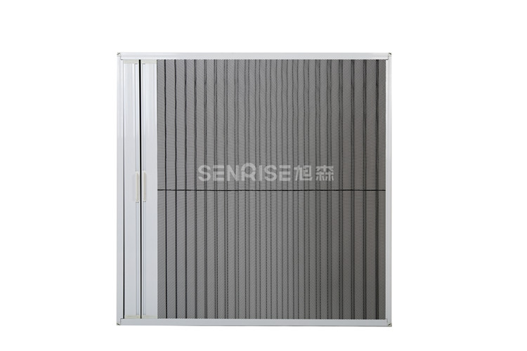 DIY Screen System wire mesh foldable screen aluminium pleated mosquito door
