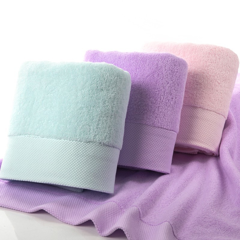 embroidered white 100% cotton hotel 70x140 bath towel fabric
