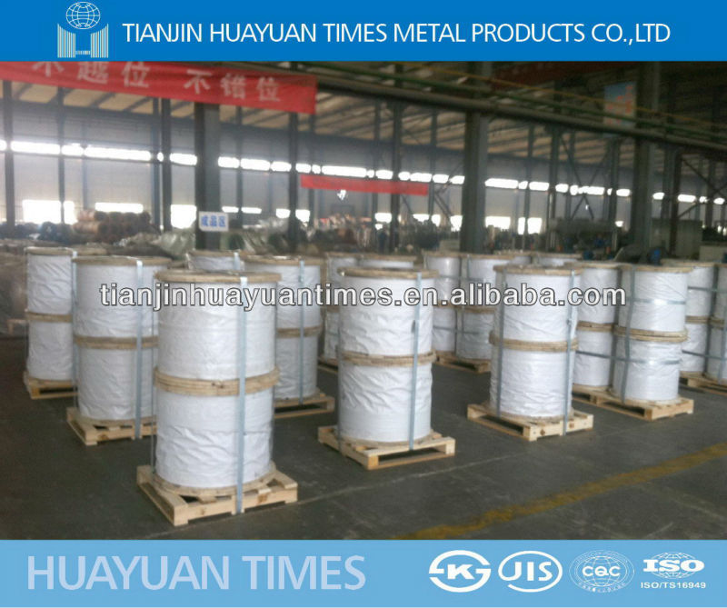 ASTM B 498 hot dipped galvanized steel wire for acsr conductor from factory