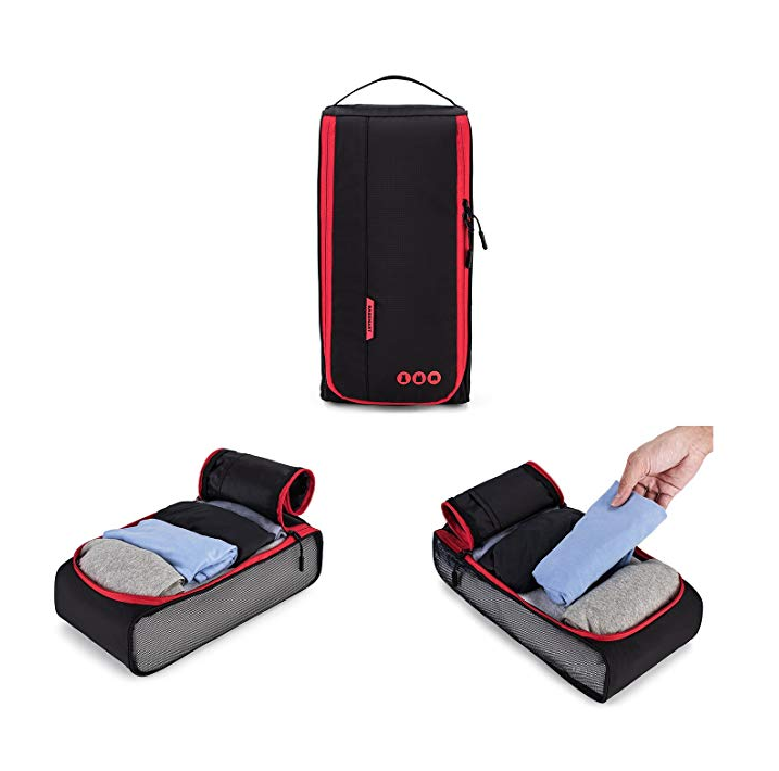 3 tailles Portable 6 ensembles de cubes d'emballage organisateur de bagages de voyage pour accessoires de cabine