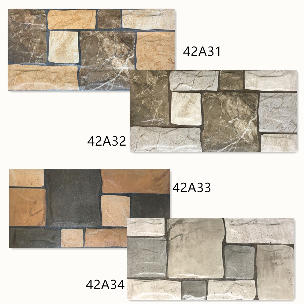 Hot design 3d decorative outdoor stone wall tile from factory 200x400mm