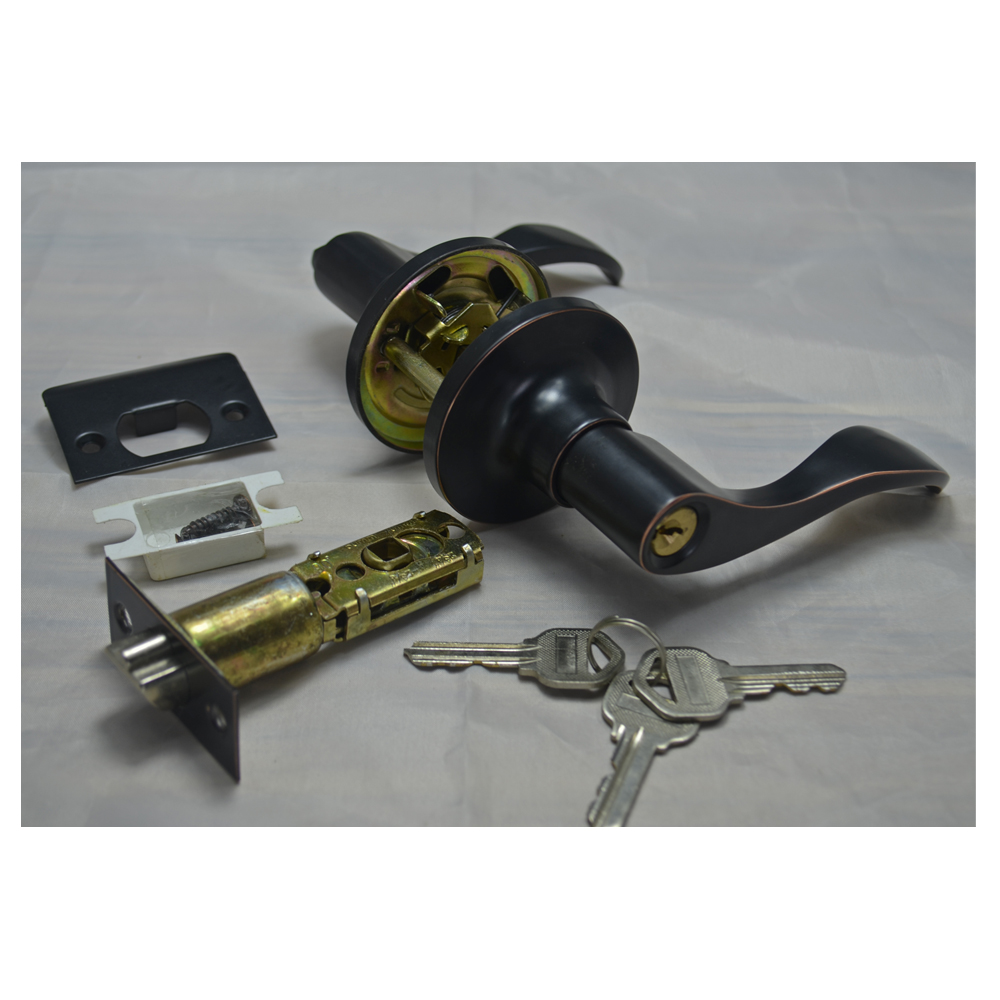 Good price new design door lock for wooden door zinc alloy tubular lever door lock handle