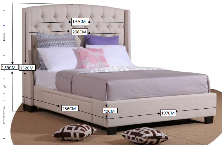 space saving double dubai wooden slats bed frame for home furniture