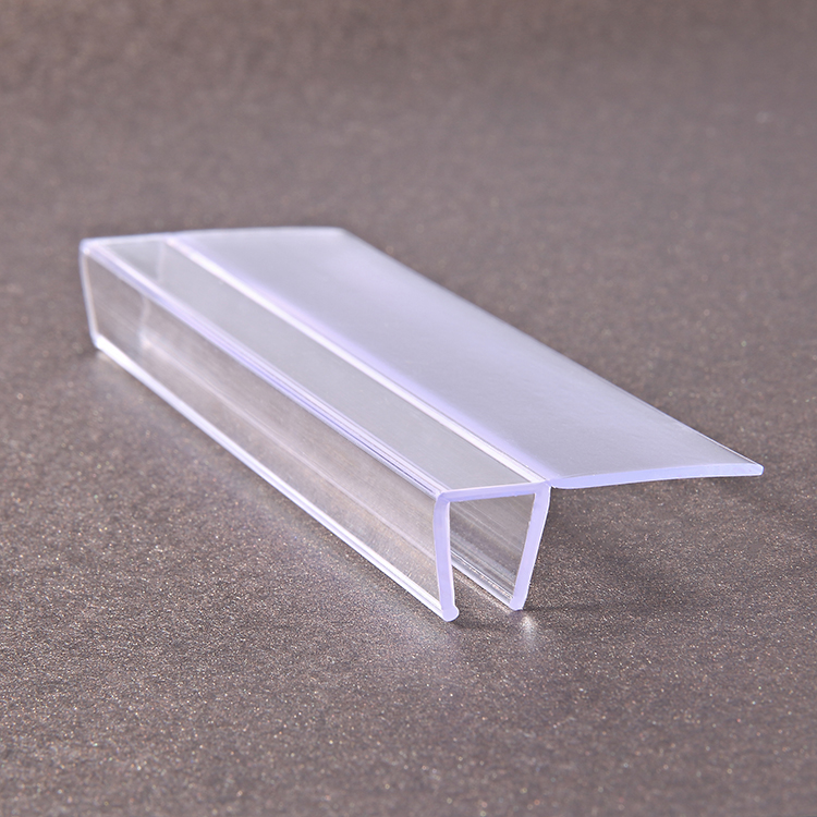 Made in China Door side waterproof soundproof transparent plastic shower screen Rubber seal strip