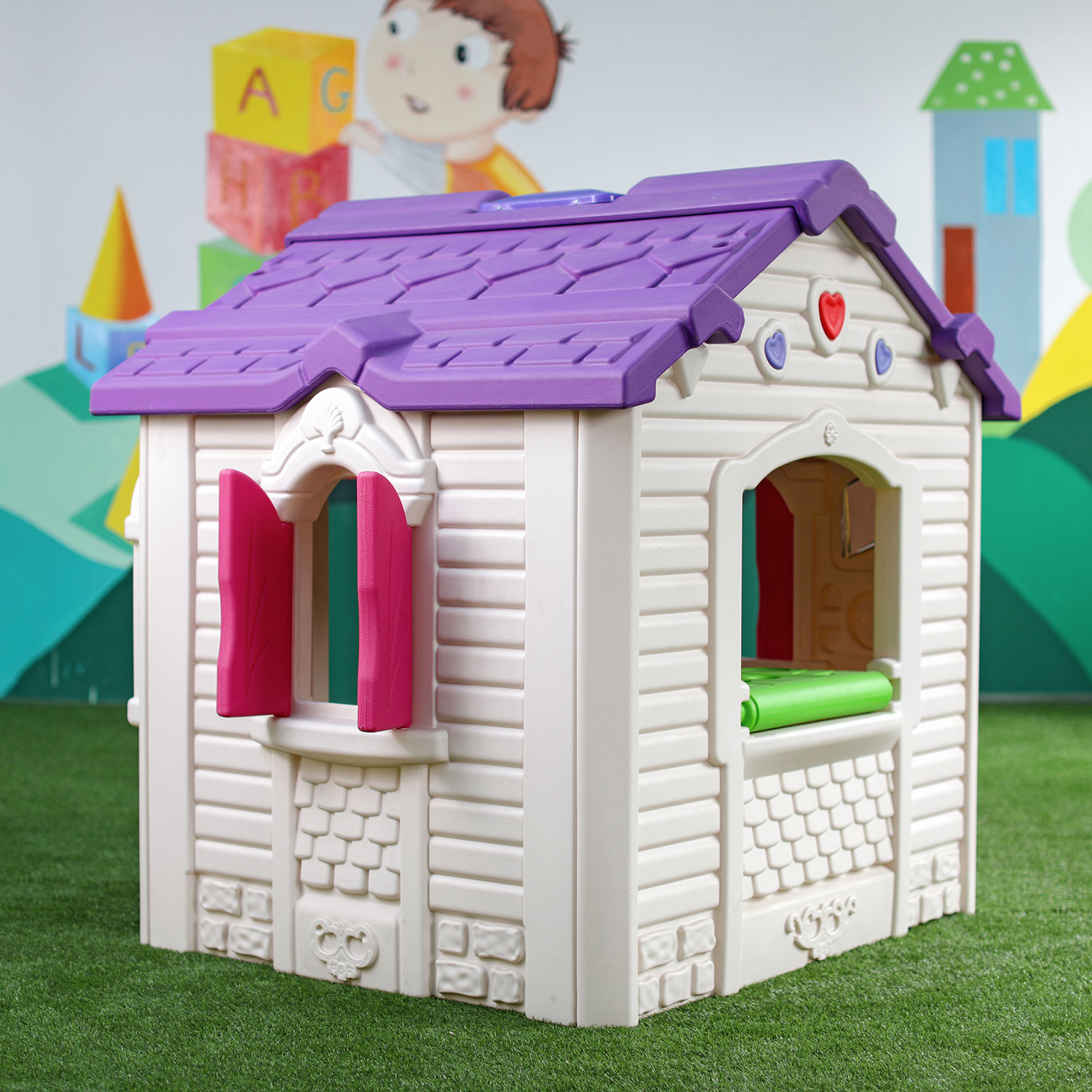 chocolate children  plastic playhouse for sale