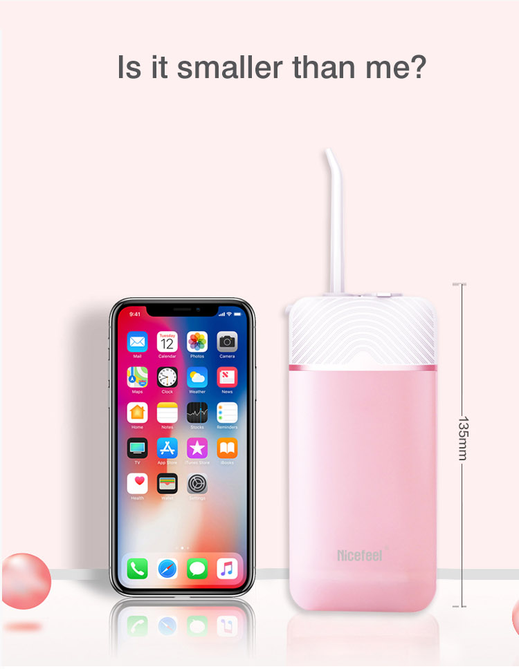 150ml Shower Water Flosser 30 To 100PSI Portable Electric Oral Irrigator Porket Size