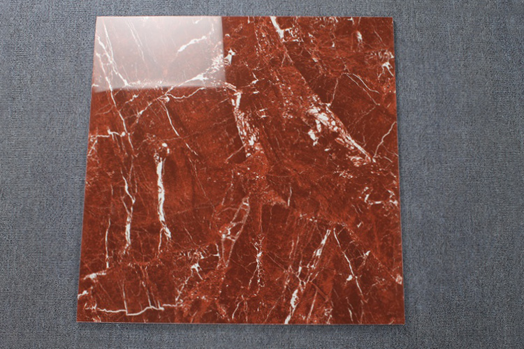 Iranian Tiles Cheap Modern Living Room Glazed Red Jade Marble Floor Tile