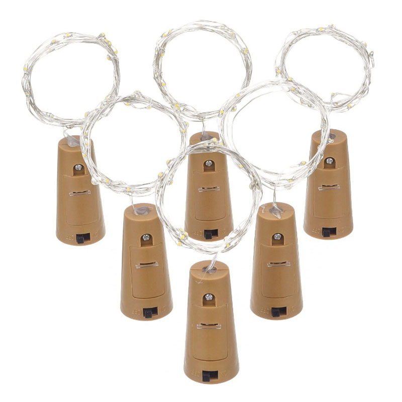 Novelty 2M 20leds LED Copper Fairy Night Light Waterproof Garland Lamp for Garden Christmas Wedding Party Decoration Lighting