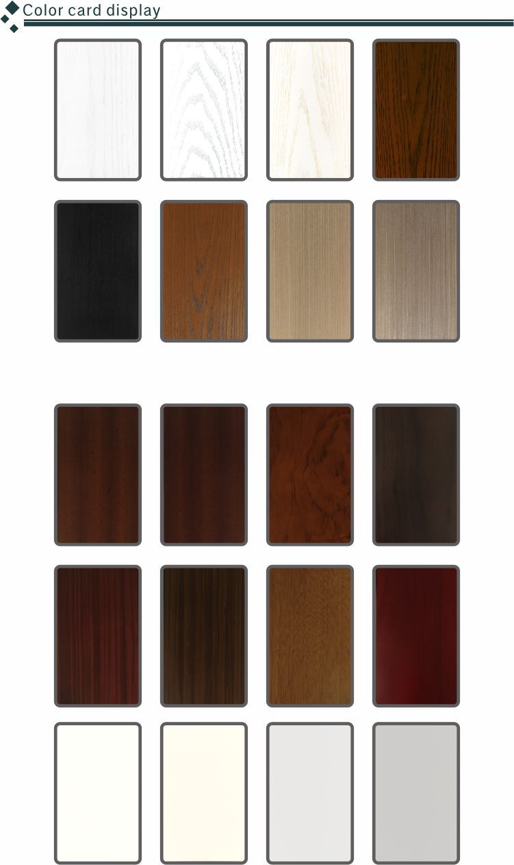 Leisure Italian style modern design 4 leaf or 2 leaf wooden door sliding glass door