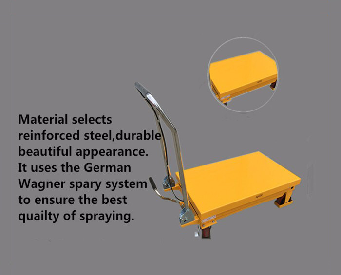 Jichuan Hydraulic Scissor Lift Table manual lift table