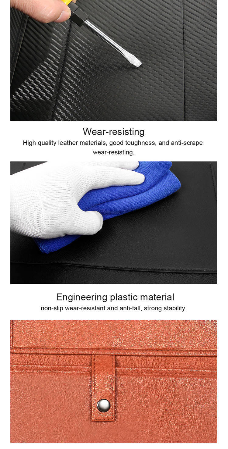 SN-Y-062 car backseat Tablet 4 USB Charger Storage pocket Foldable Laptop Holder Tray car Seat back Organizer