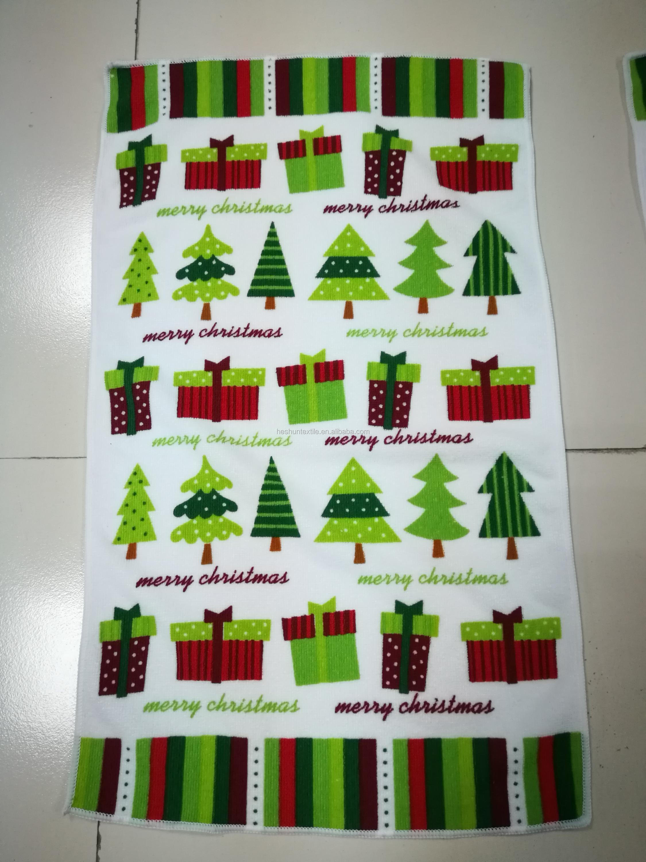 Printed Cotton Tea Towel / Kitchen Towel