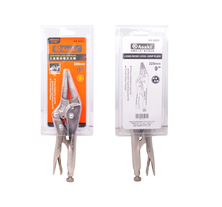 High quality Long Nose clamp Locking Grip Pliers