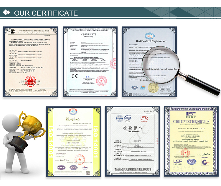Chinese Flower White Marble Ceramic PorcellanatoTile