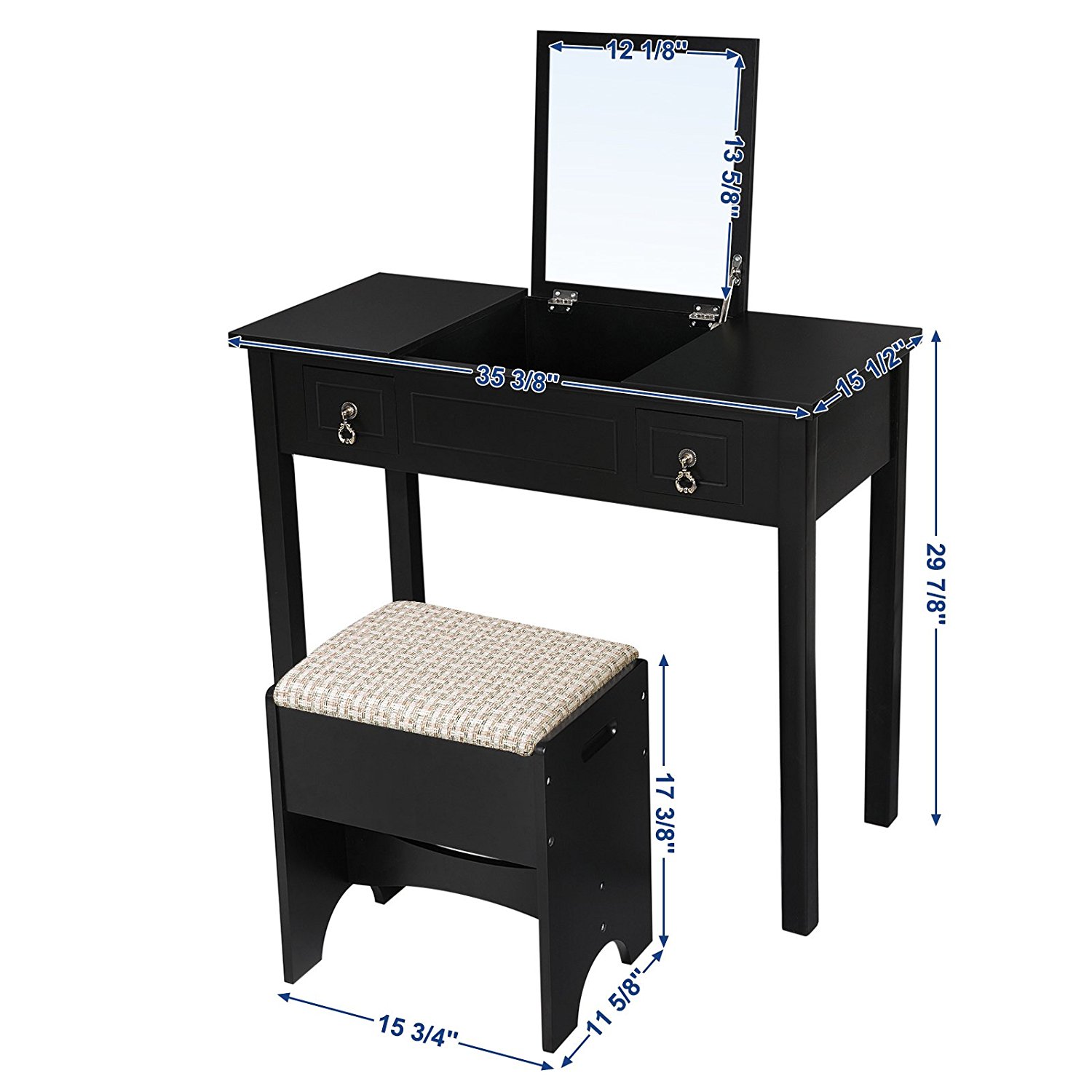 cheap modern melamine modern dresser with mirror for bedroom