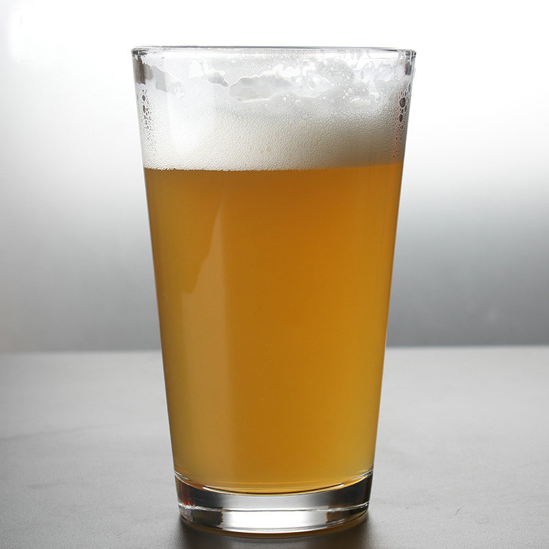 Hot Selling 16OZ Beer Glass Accept Customized Beer Steins Clear Glass Cup