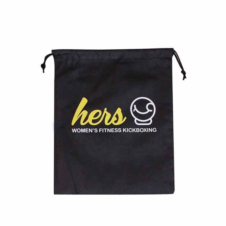 Recyclable Custom Small Non Woven Drawstring Bag With Logo
