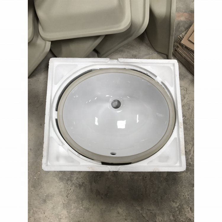 1714 Standard Undermount Oval Basin Ceramic Sink for Sale