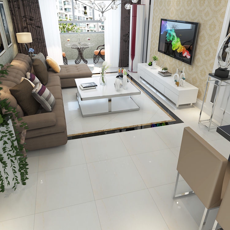 Good Price Italian Beige 60X60 Double Loading Polished Porcelain Tile