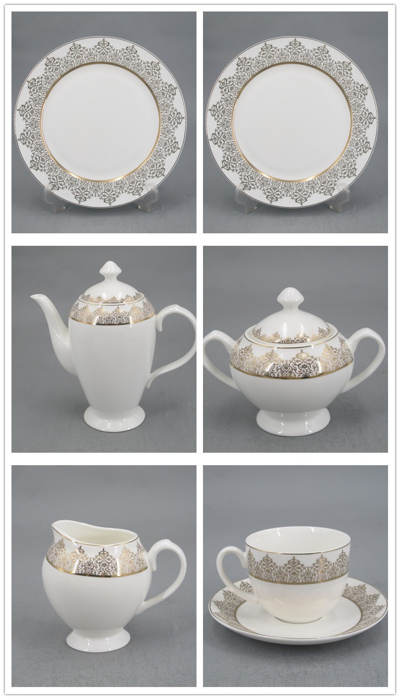 promotion bone china  decal pakistan 24pcs tea set