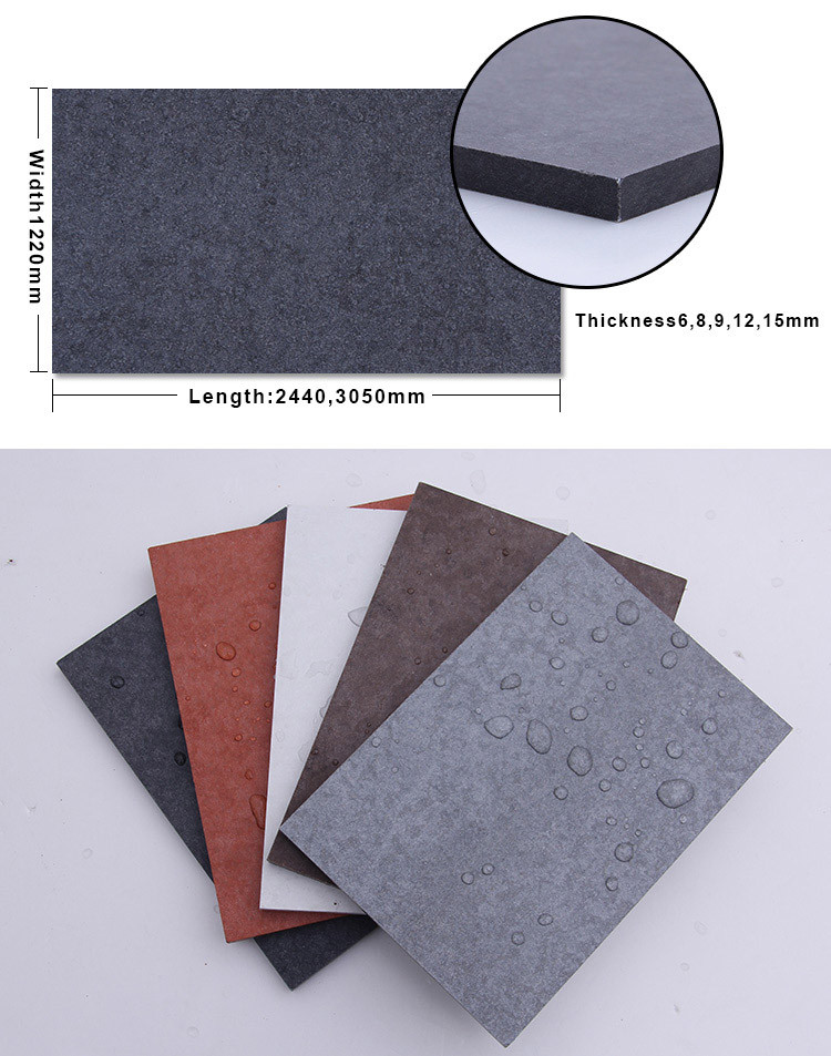 Perforated Fiber Cement Board Partition Wall In Europe
