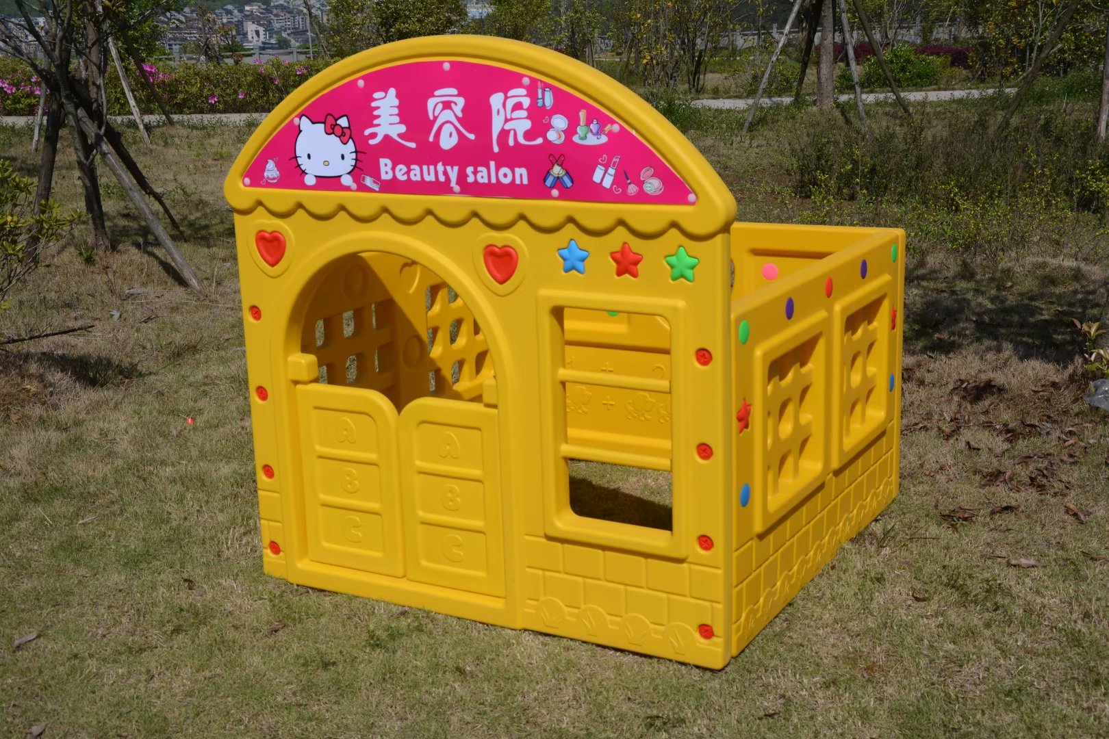 Modern Fashion Children Outdoor Colorful kids Plastic PlayHouse for outdoor