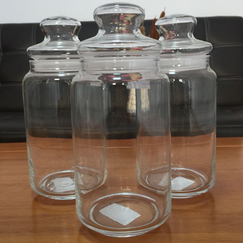 Food Grade Honey Jam Glass Jar Large Capacity Round Glass Jar