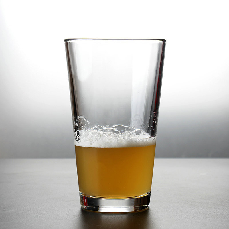 Hot Selling 16OZ Beer Glass Accept Customized Beer Steins Clear Glass Cup