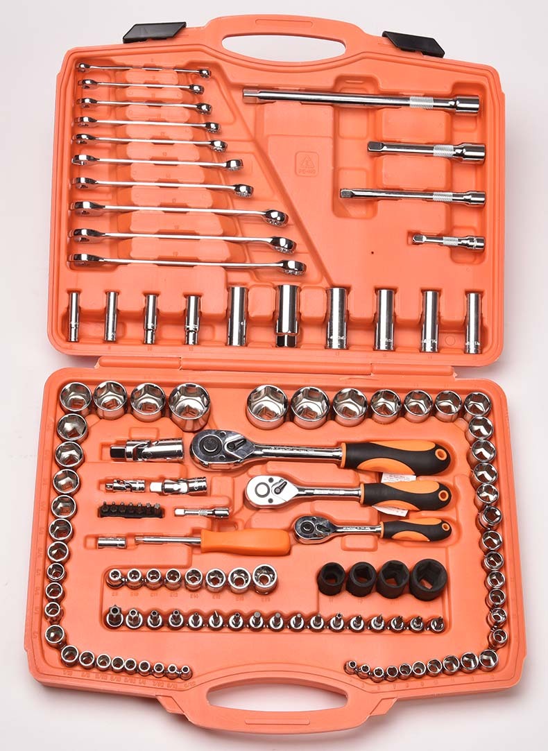 Asaki 120pcs socket wrench spanner set hand tools set
