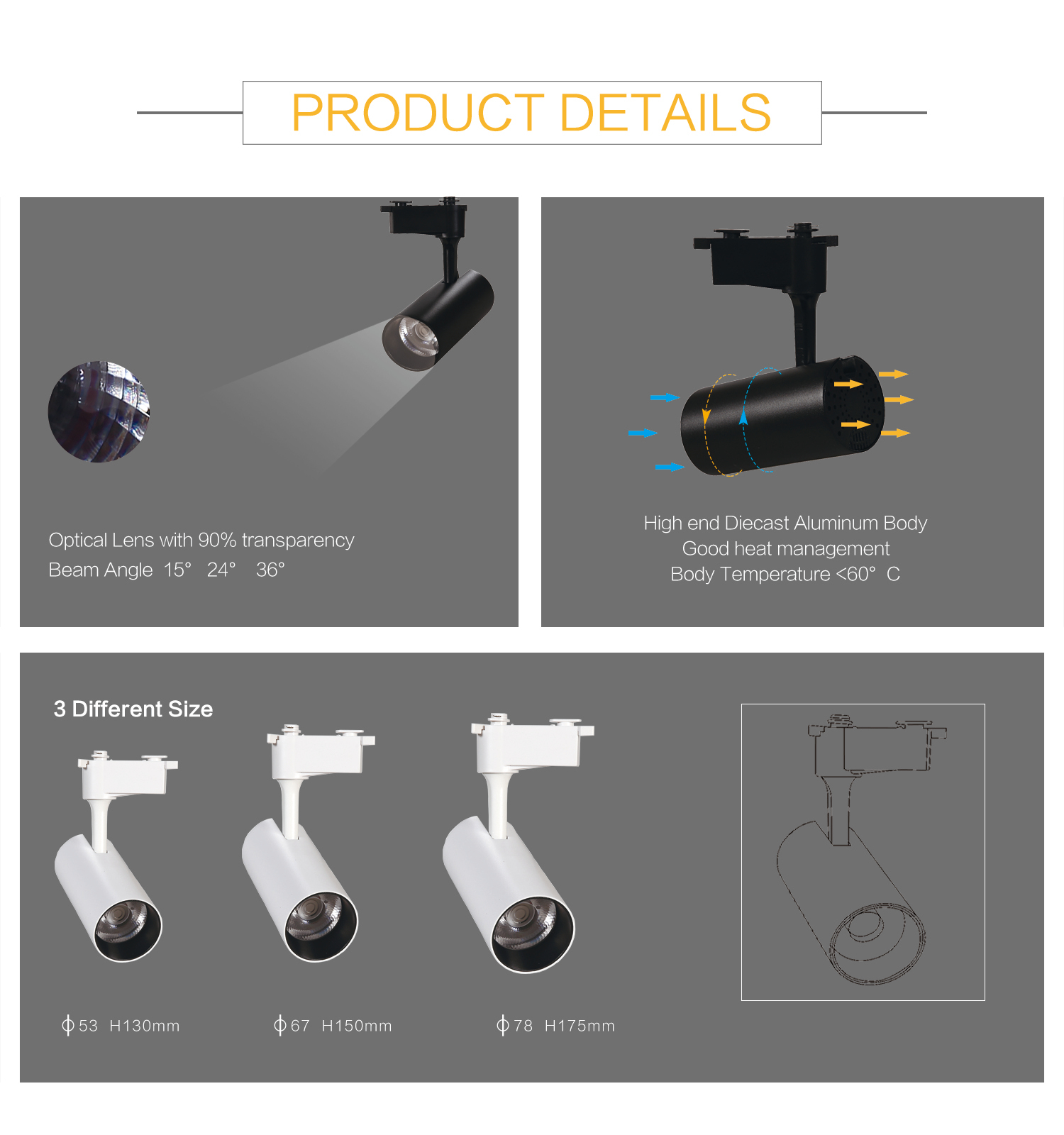 fixtures pin 12w industri mobile covers spot ceiling fixed track for aluminium circular 24w 20w cob led spotlight