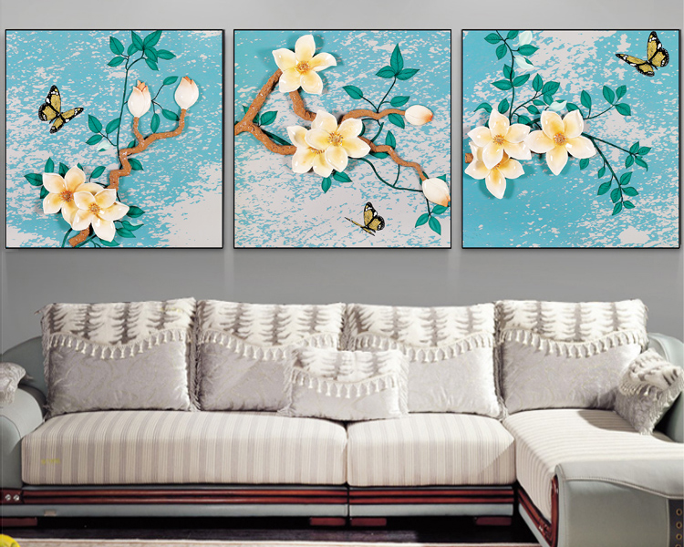 3D Handpainted Home Decoration Wall Paper Art 3D Wall Paper