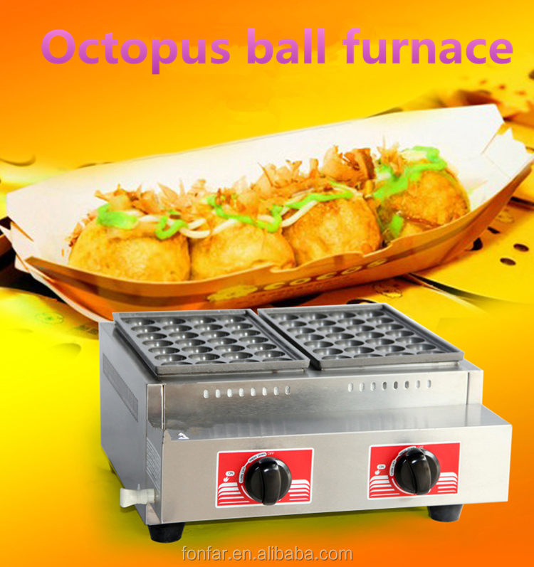 Macchina Per Takoyaki LINTAIZUO Commerciale - 56 Fori, 2KW, Antiaderente, Acciaio Inox, 220V - Foto 2