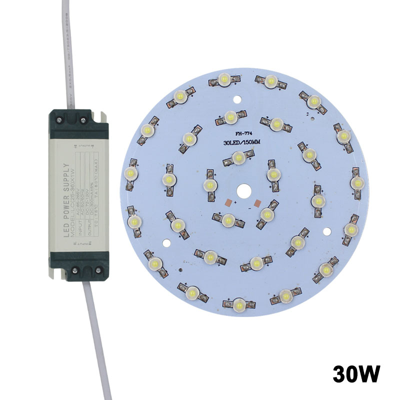 24-W-LED-Glühbirnen-Spot-Licht Star-Hochleistungs-Chipplatinen-LED-Kunststoffgehäuse-Stromversorgungstreiber