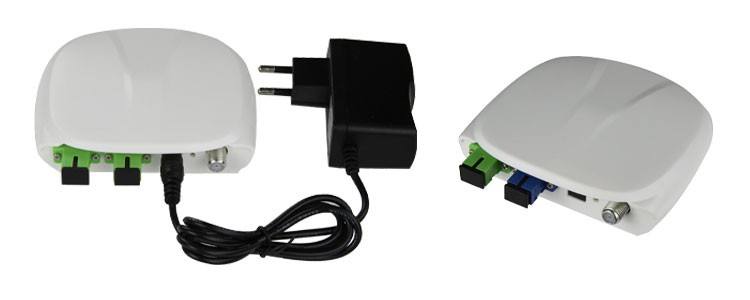 1000MHz de fibra óptica a coaxial de RF convertidor con agc