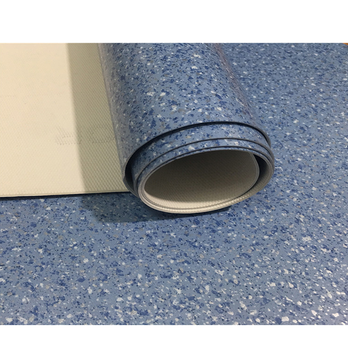 异质板材高档 2 毫米廉价 UV 涂层乙烯基地板卷 油毡地板卷 pvc 车库卷地板