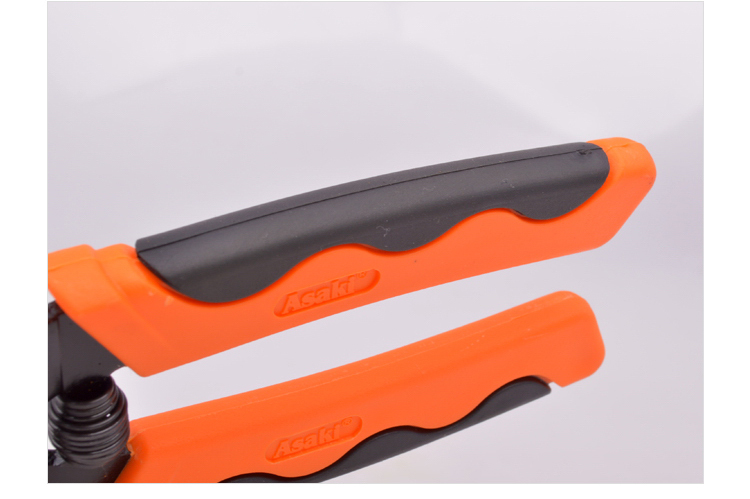 ASAKI AK-9100 Carbon Steel Multi-use Crimping Tool Electric Wire Stripper Plier Cable Cutter Functional Wire Stripping 0.6-2.6mm