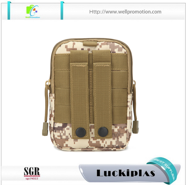 Maßgeschneiderte 600D-Camouflage-Gürteltasche mit Stickerei
